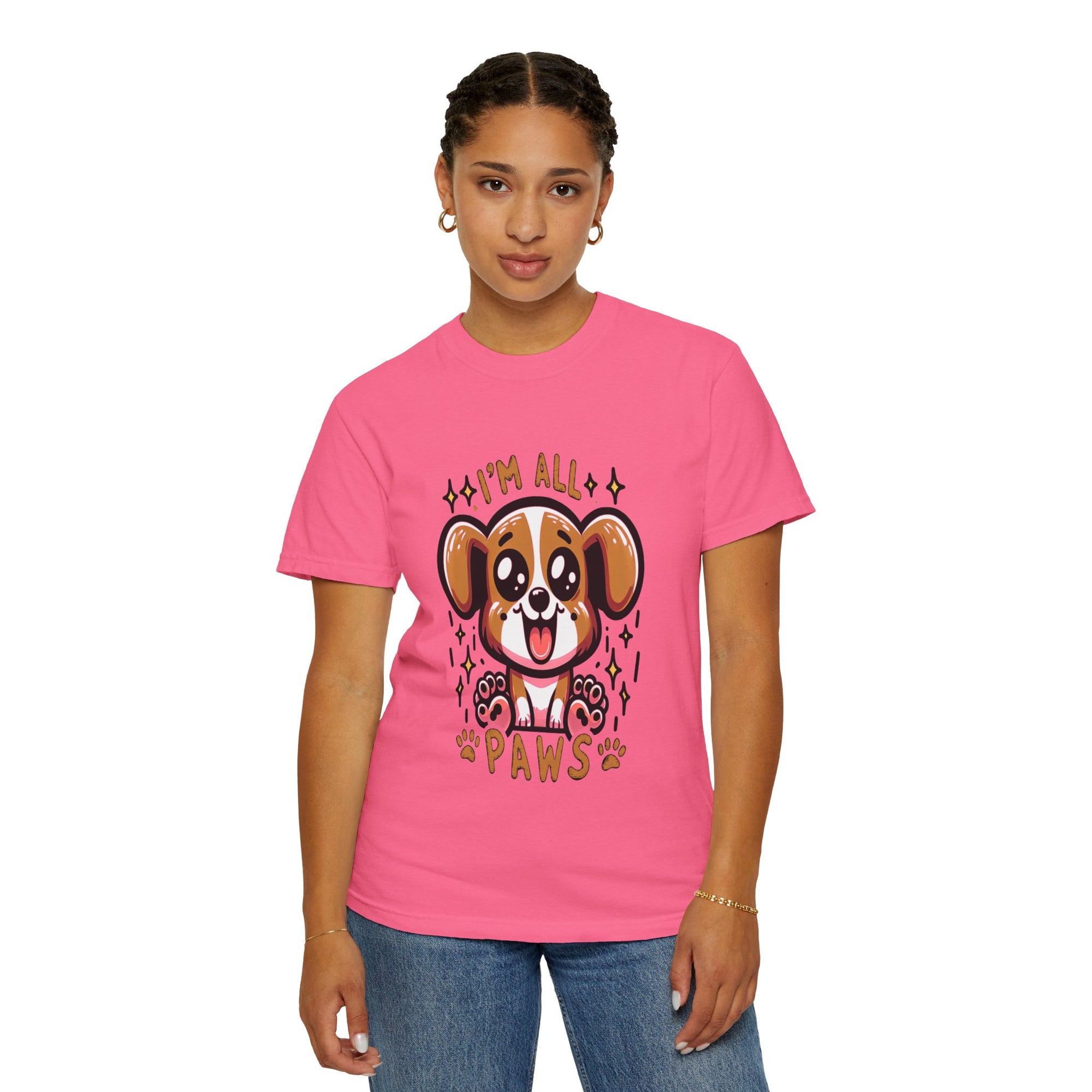 Unisex I'm All Paws Graphic Printed T-shirt