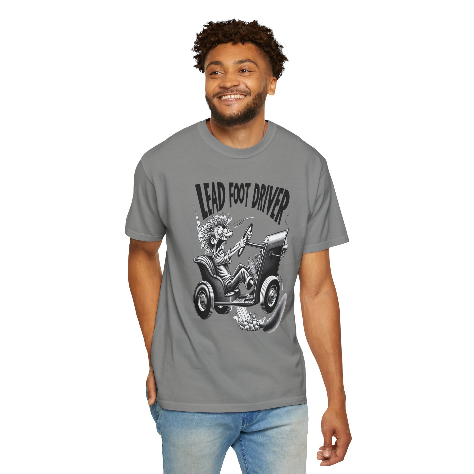Unisex Lead Foot Driver Graphic Printed T-shirt