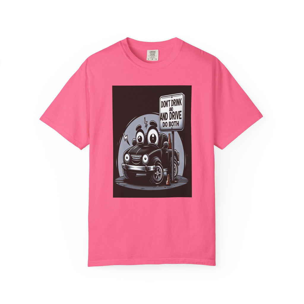 Unisex Drink and Drive Graphic Printed T-shirt
