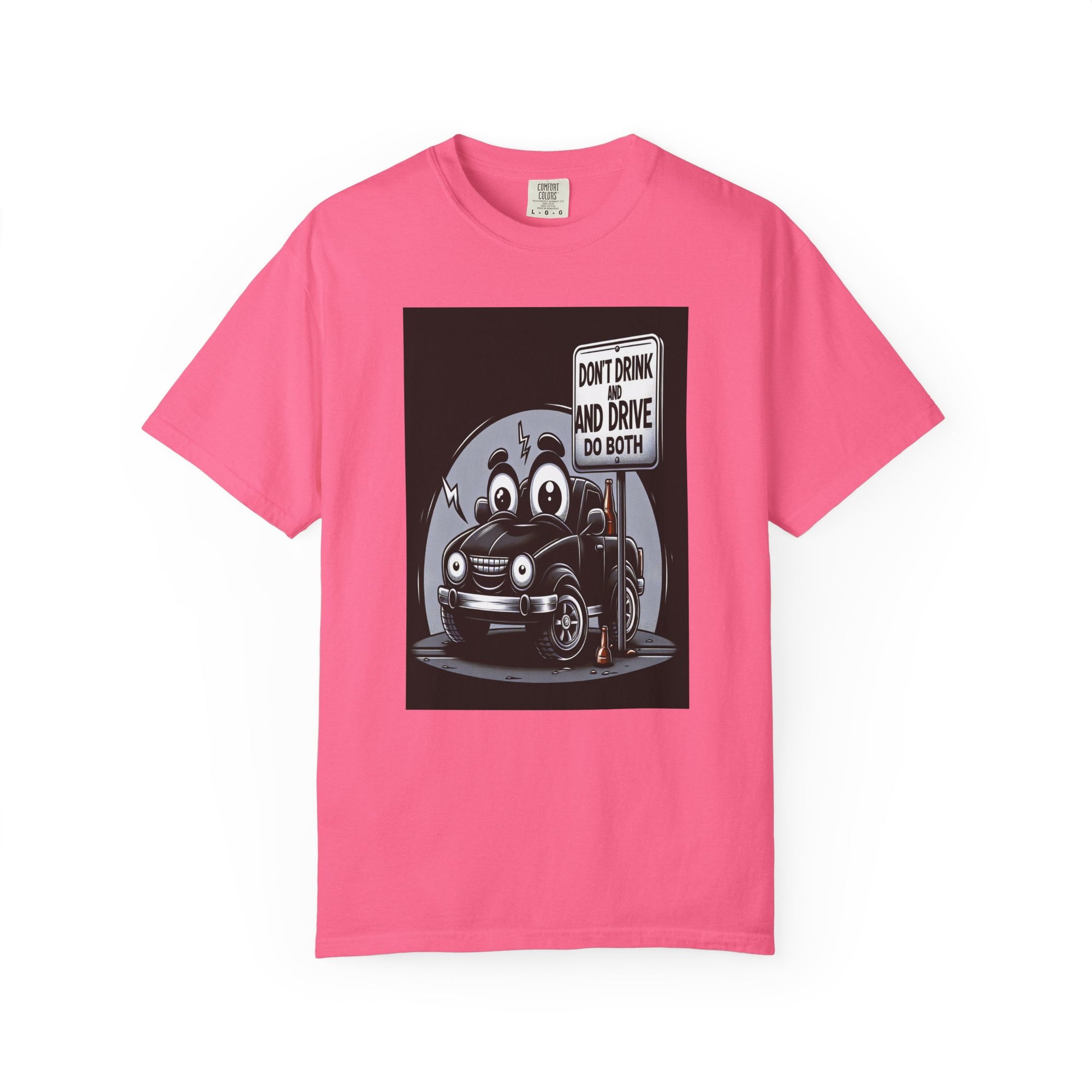 Unisex Drink and Drive Graphic Printed T-shirt