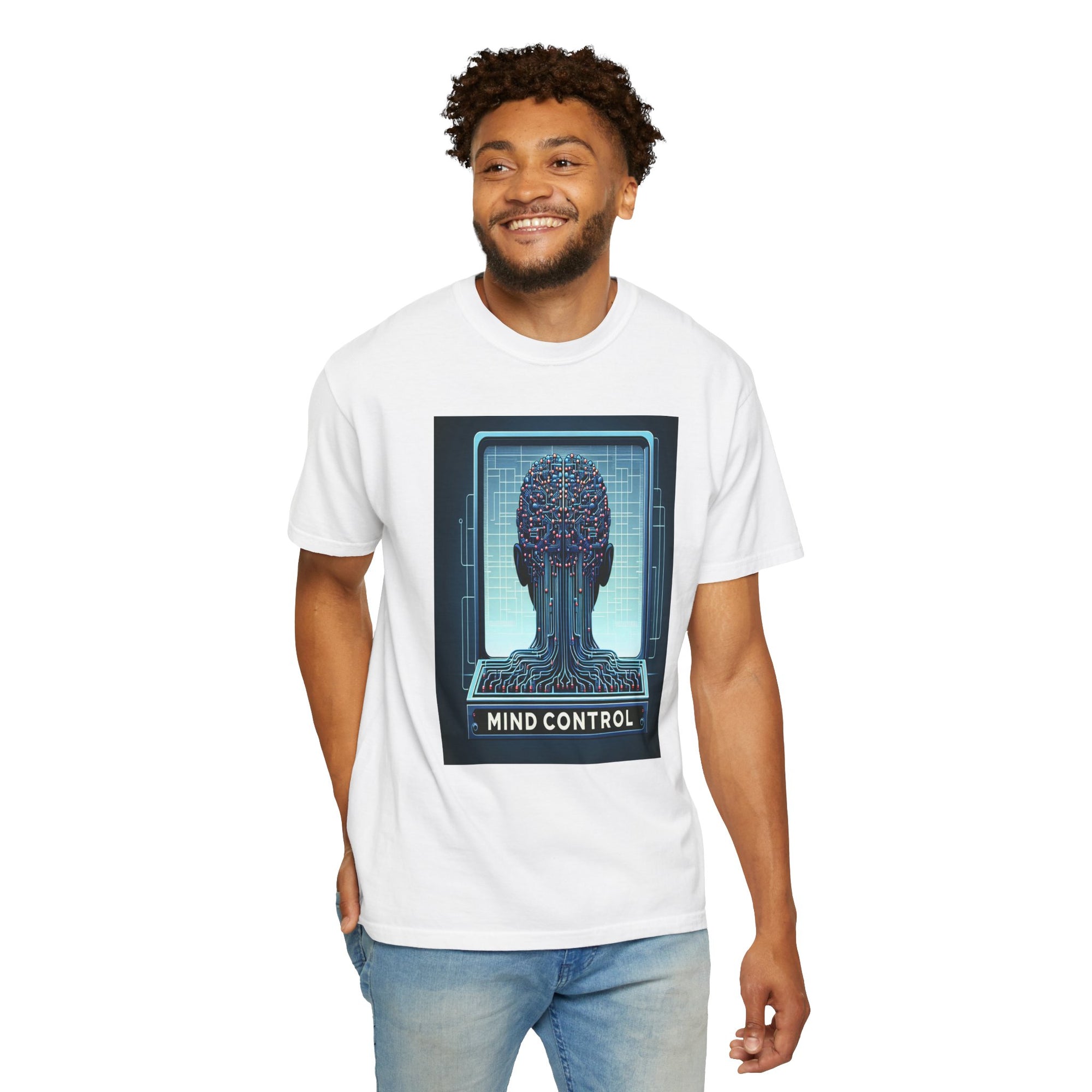Unisex Mind Control Graphic Printed T-shirt