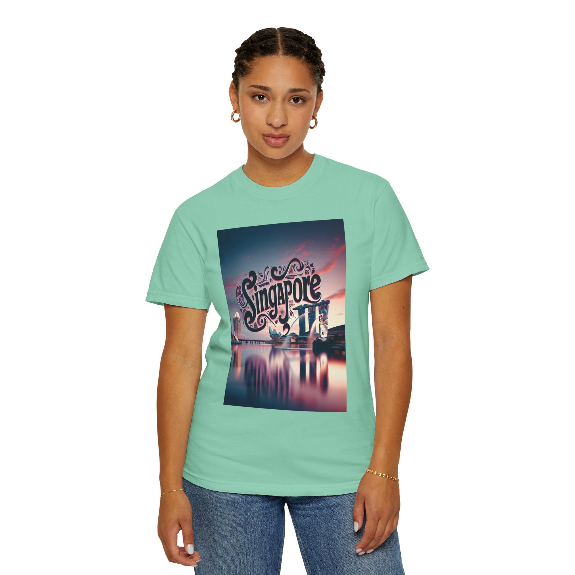 Unisex Singapore Printed T-shirt
