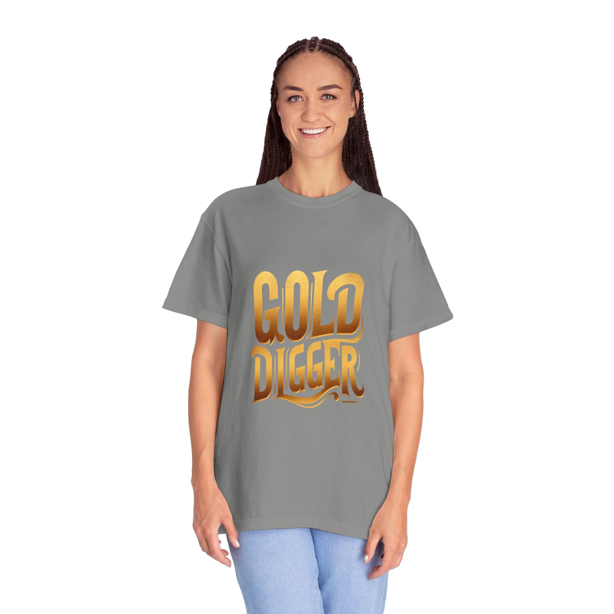 Unisex Garment-Dyed Gold Digger T-shirt