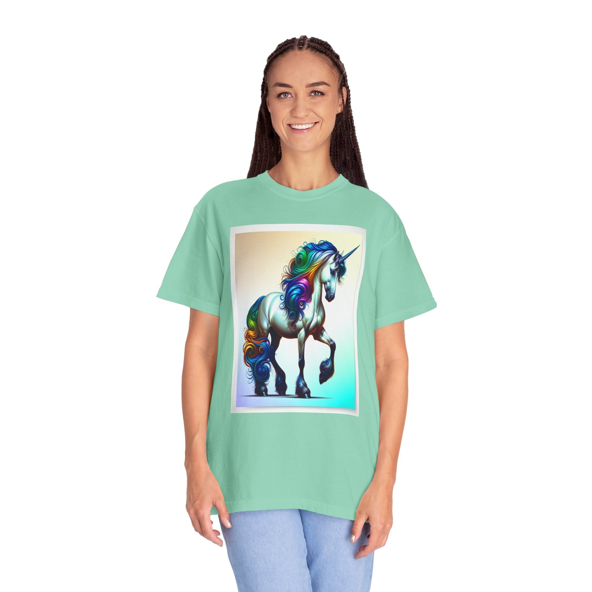 Unisex Unicorn Graphic Printed T-shirt