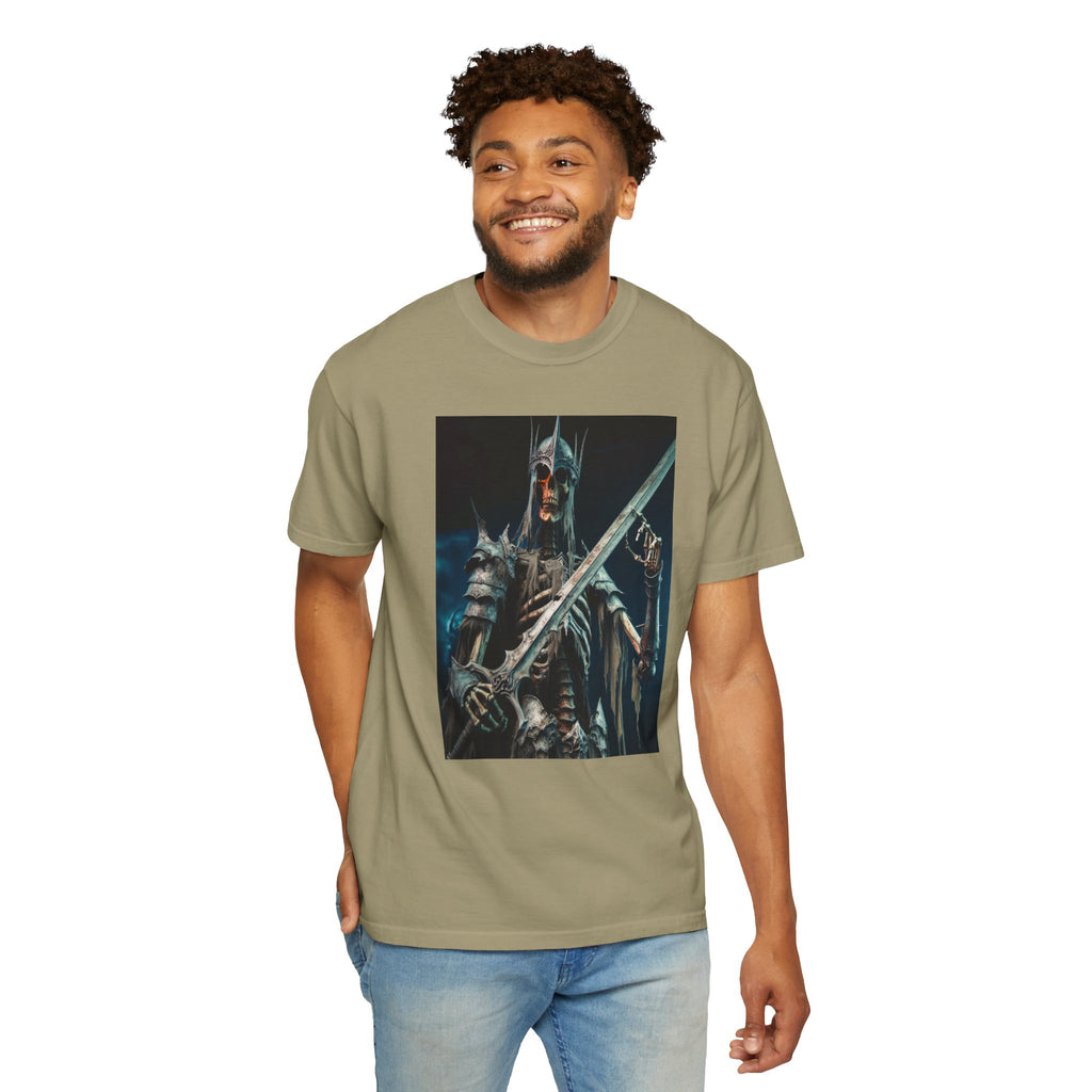 Unisex Skeletal Warrior Graphic Printed T-shirt
