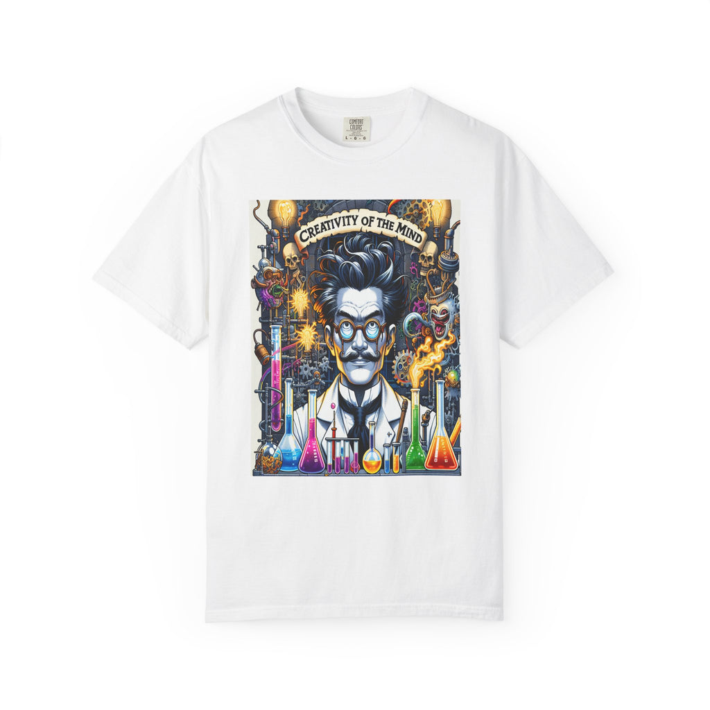 Unisex Mad Scientist Graphic Printed T-shirt