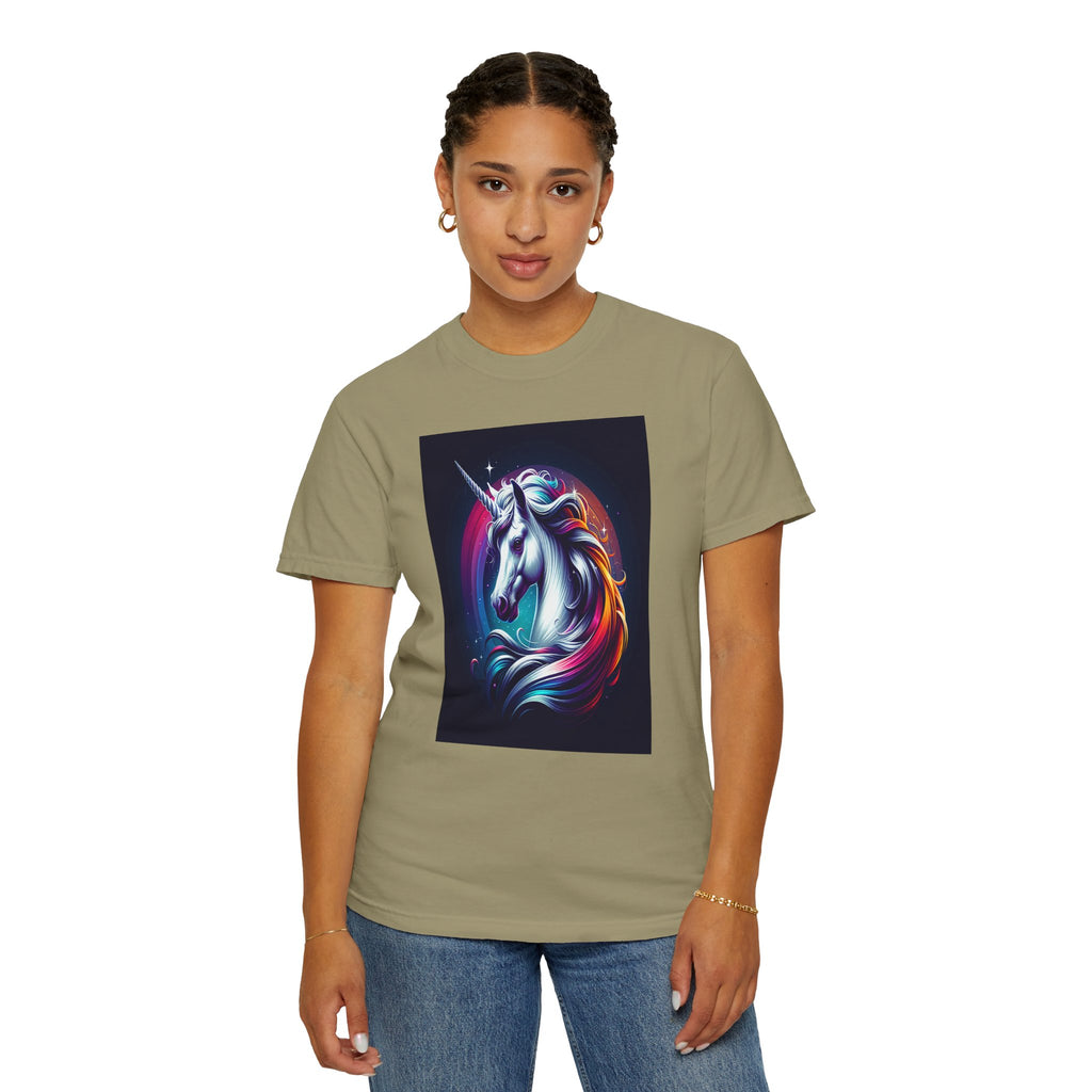 Unisex Unicorn Head Graphic Printed T-shirt