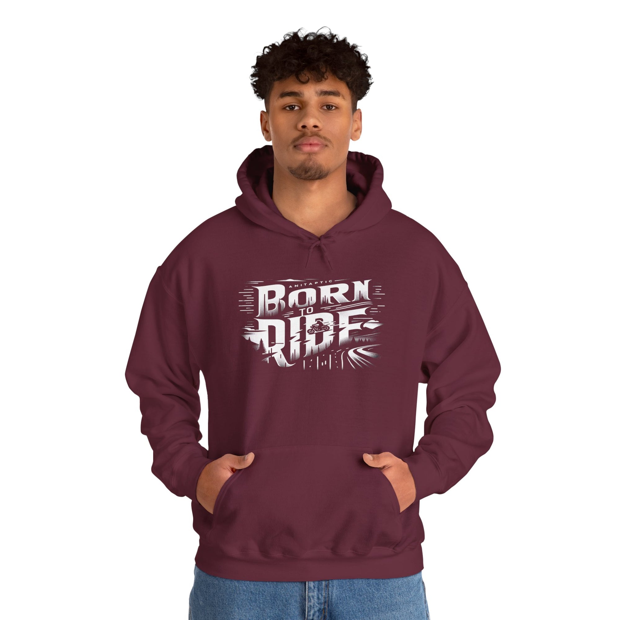 Unisex Heavy Blend™ Born to Ride Hoodie