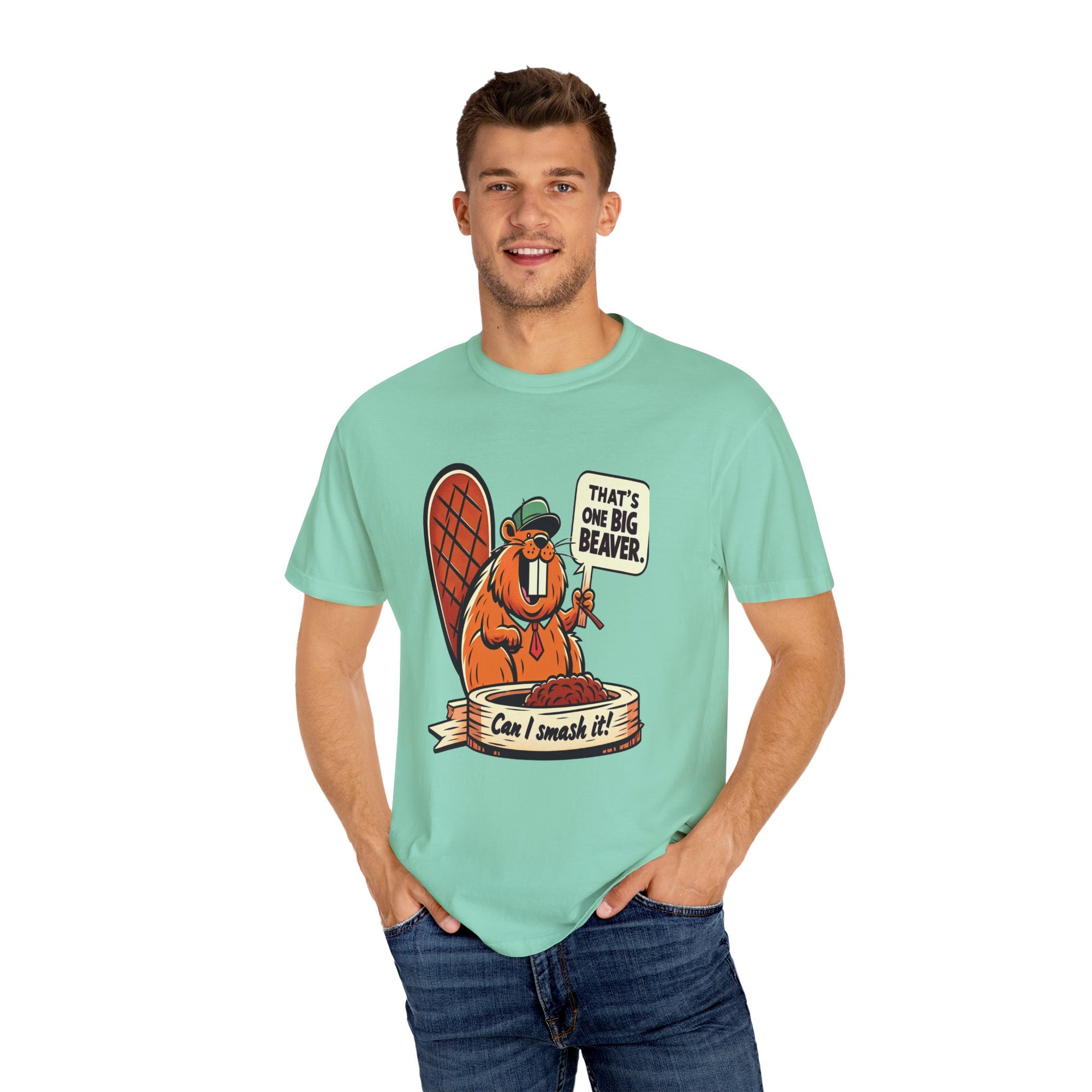 Unisex Big Beaver Graphic Printed T-shirt