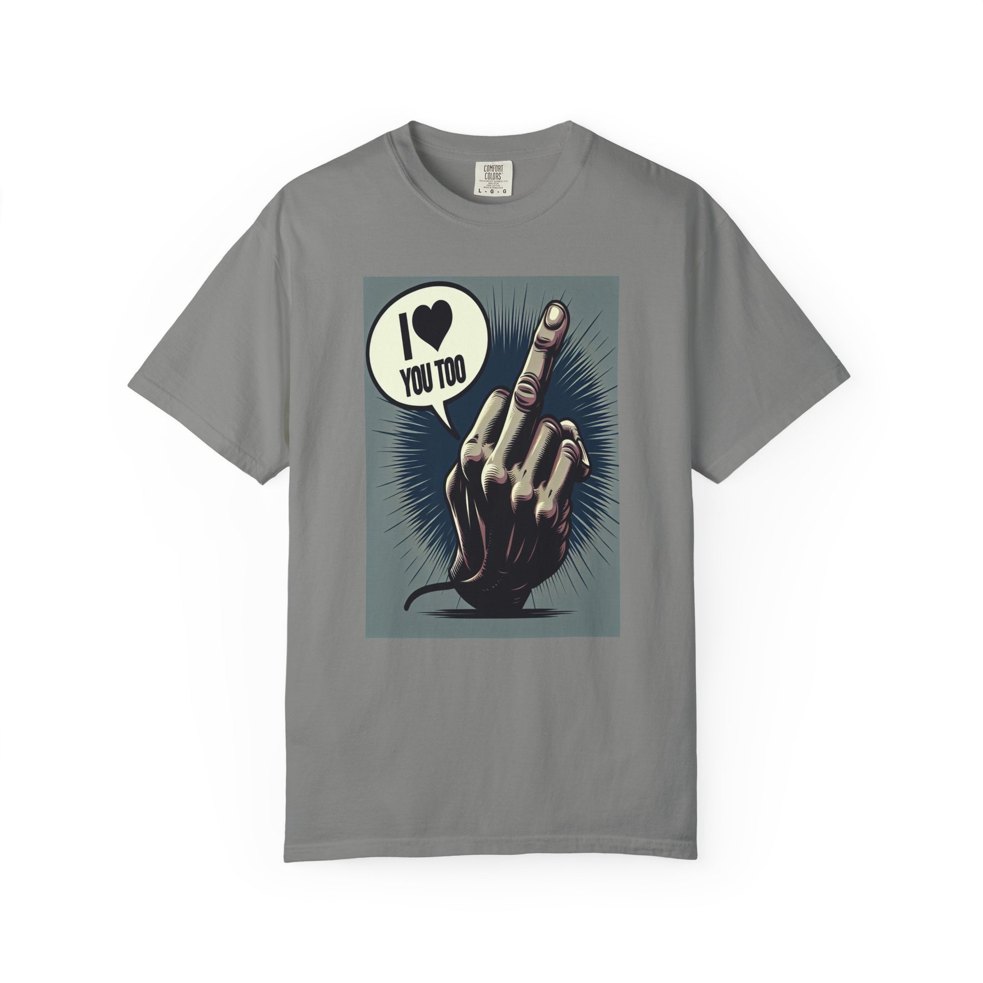 Unisex Flip the Bird Graphic Printed T-shirt