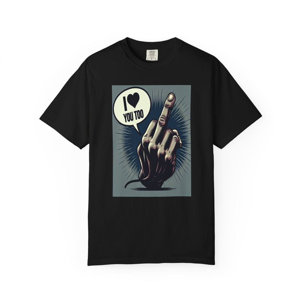Unisex Flip the Bird Graphic Printed T-shirt