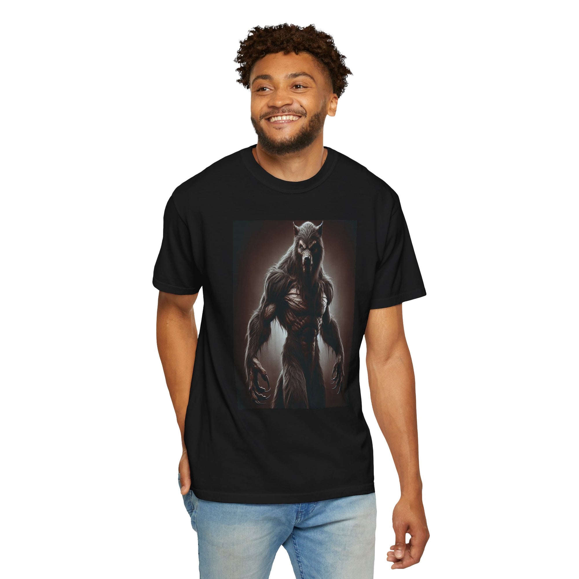 Unisex Werewolf Graphic Printed T-shirt