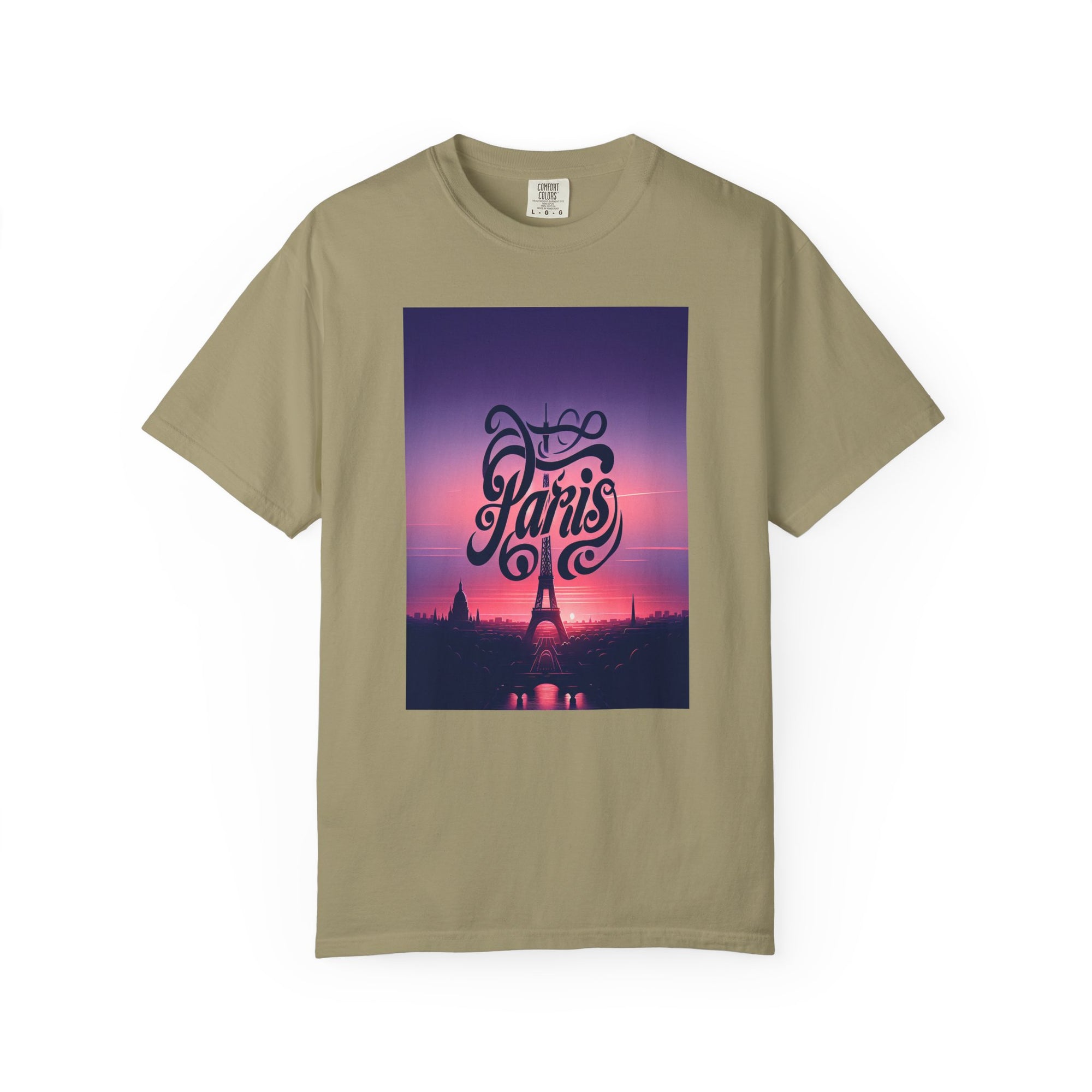 Unisex Paris Printed T-shirt