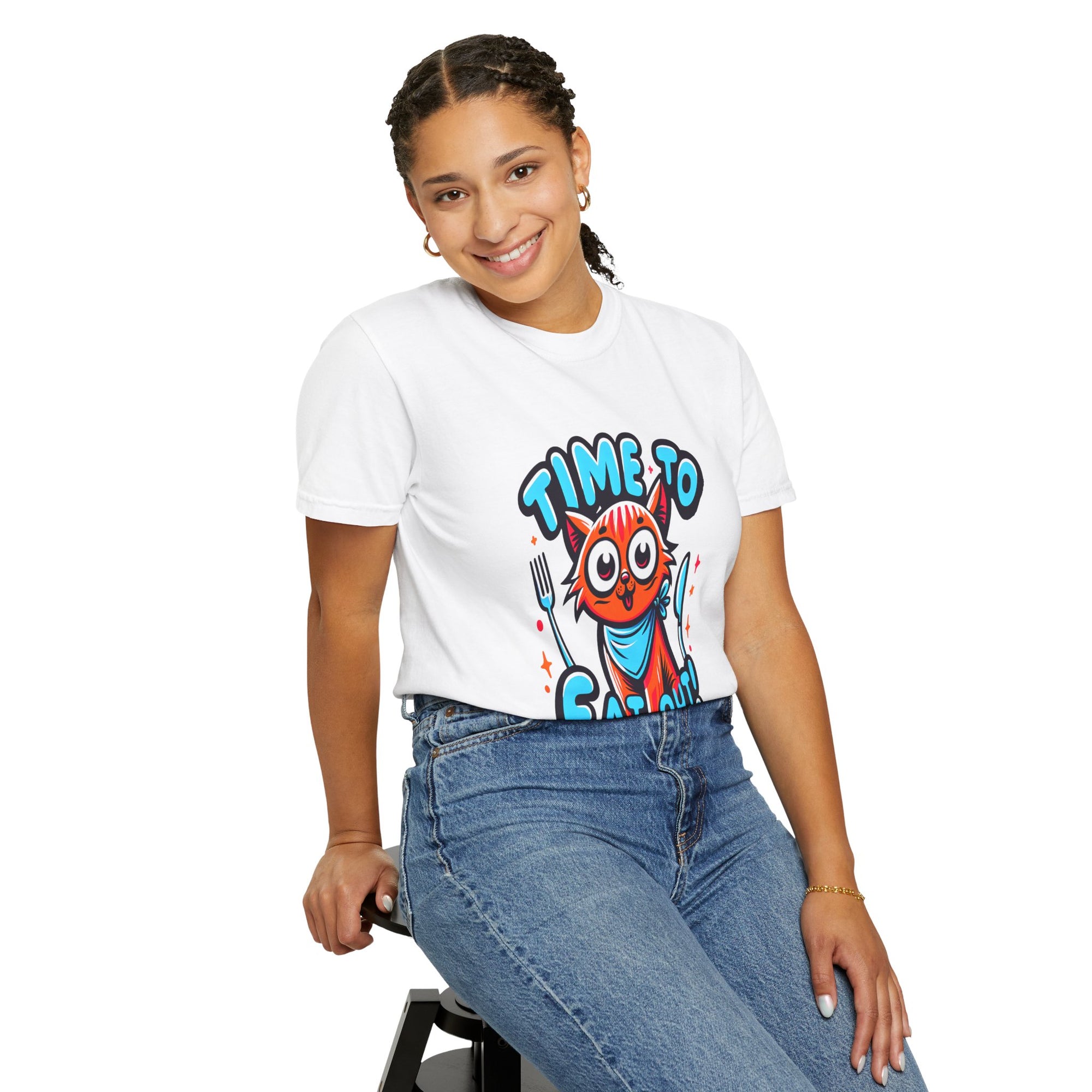 Unisex Time to Eat Out Graphic Printed T-shirt