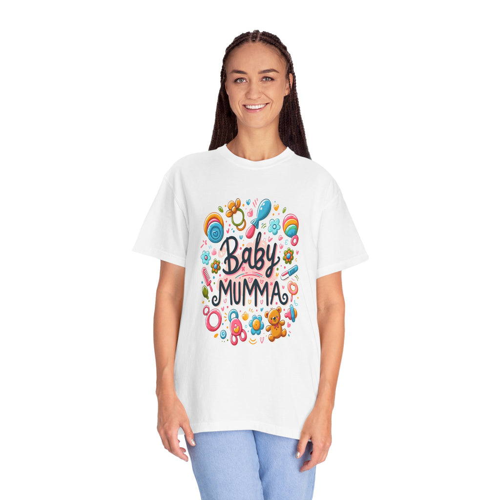 Unisex Garment-Dyed Baby Mumma T-shirt