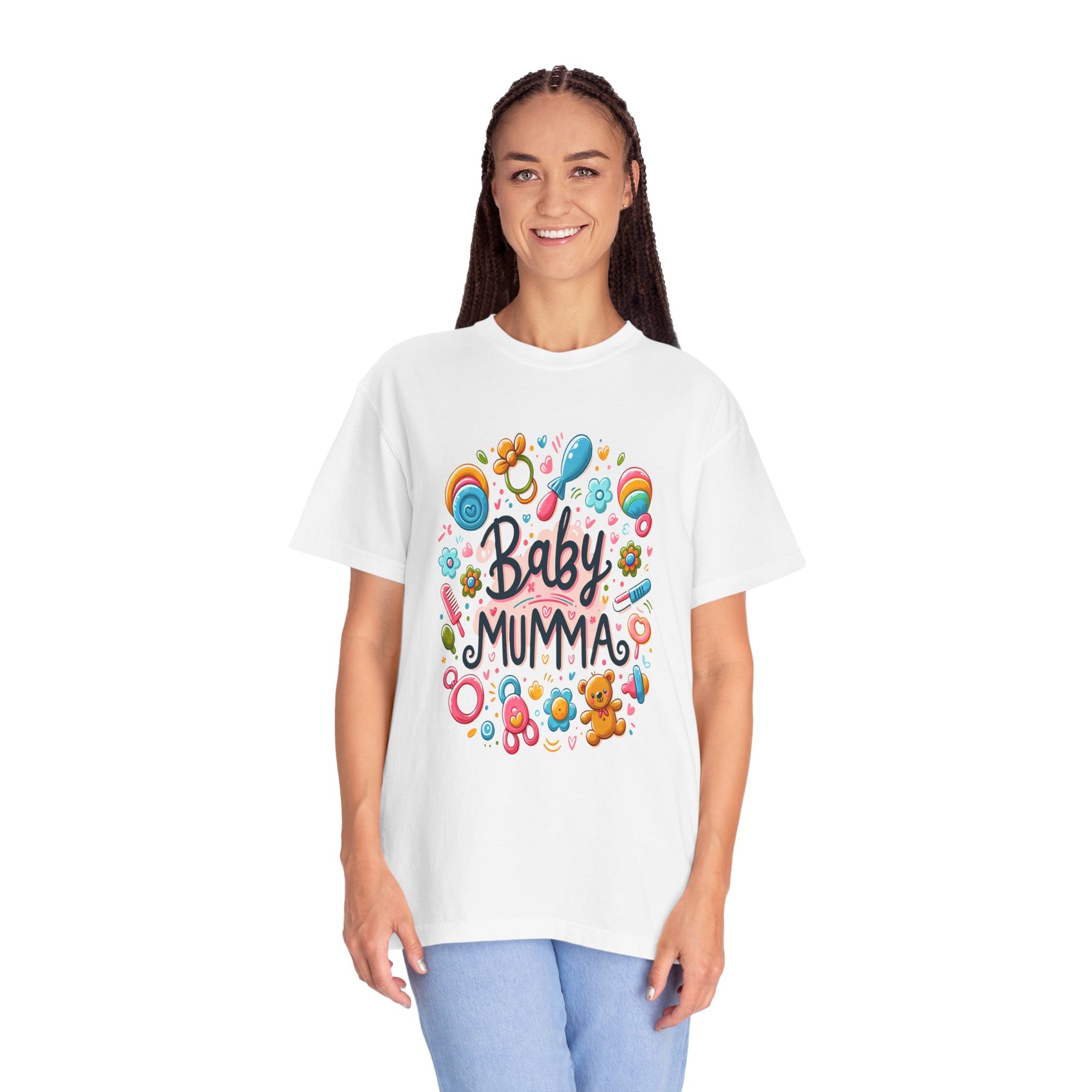 Unisex Garment-Dyed Baby Mumma T-shirt