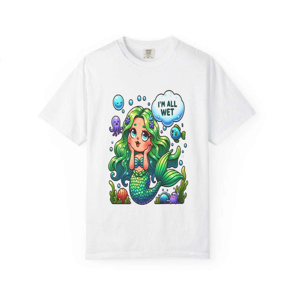 Unisex Garment-Dyed Mermaid T-shirt