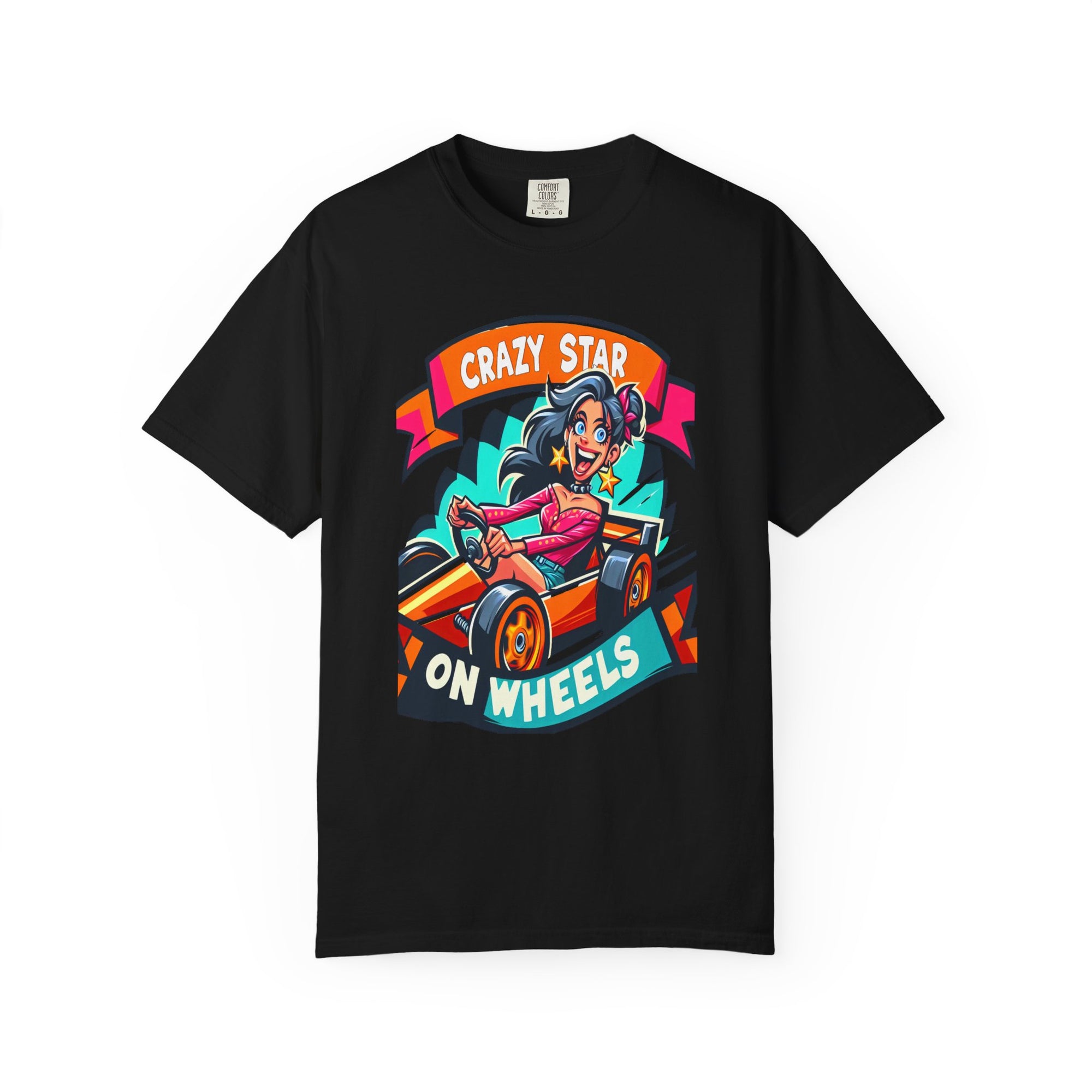 Unisex Crazy Star Graphic Printed T-shirt
