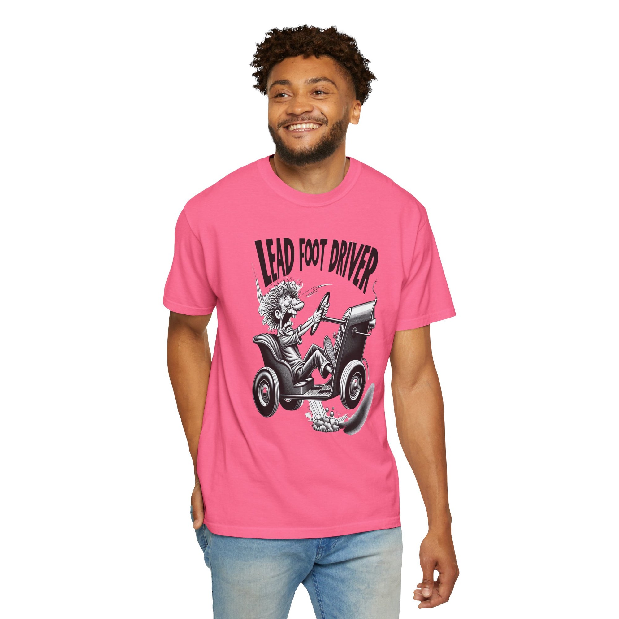 Unisex Lead Foot Driver Graphic Printed T-shirt