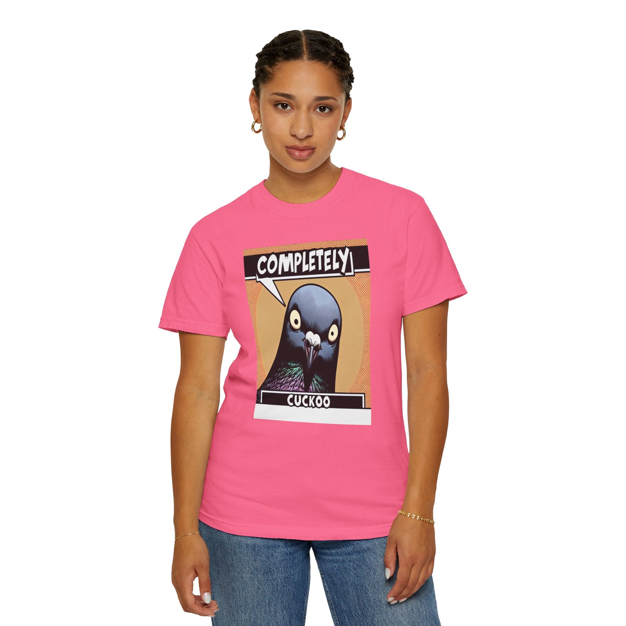 Unisex Completely Cuckoo Graphic Printed T-shirt