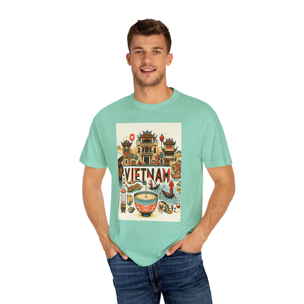Unisex Vietnam Printed T-shirt