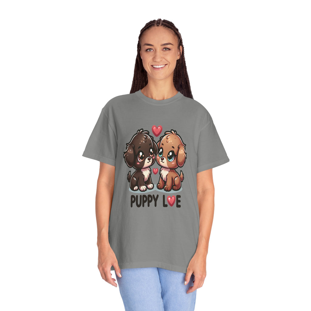 Unisex Puppy Love Graphic Printed T-shirt
