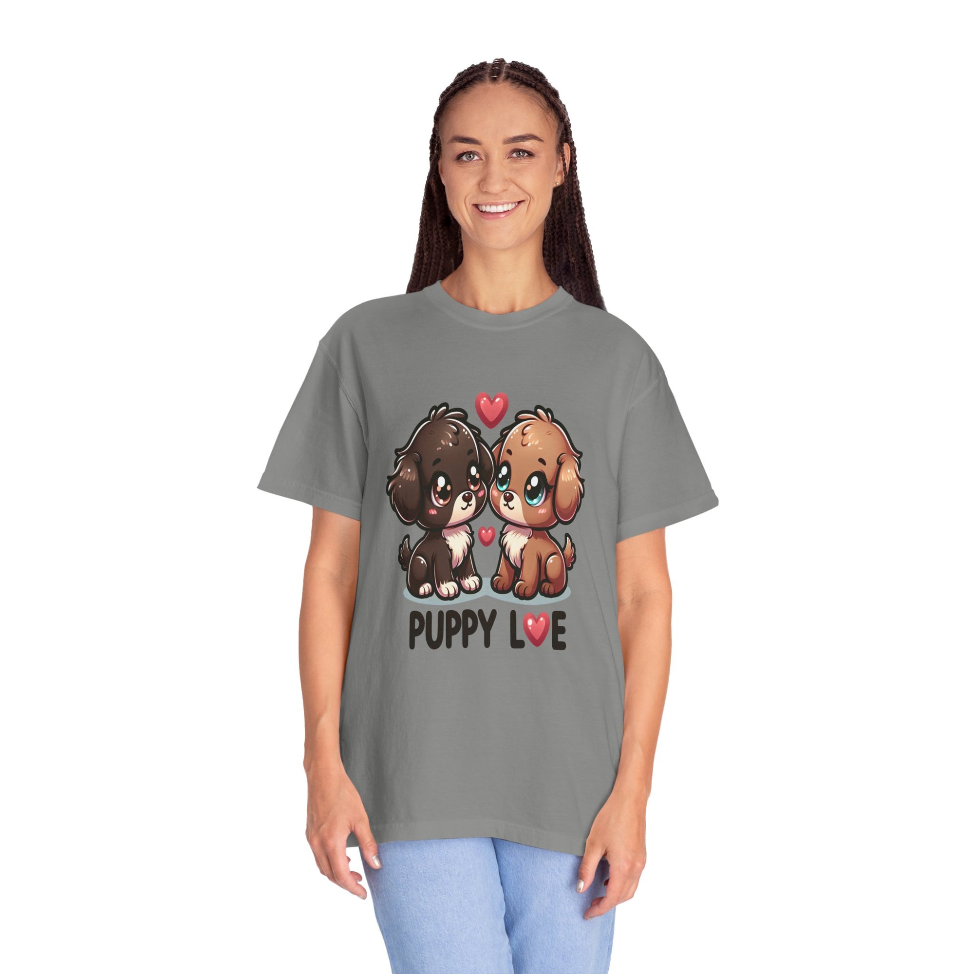 Unisex Puppy Love Graphic Printed T-shirt