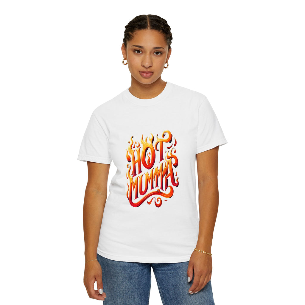 Unisex Garment-Dyed Hot Mumma T-shirt