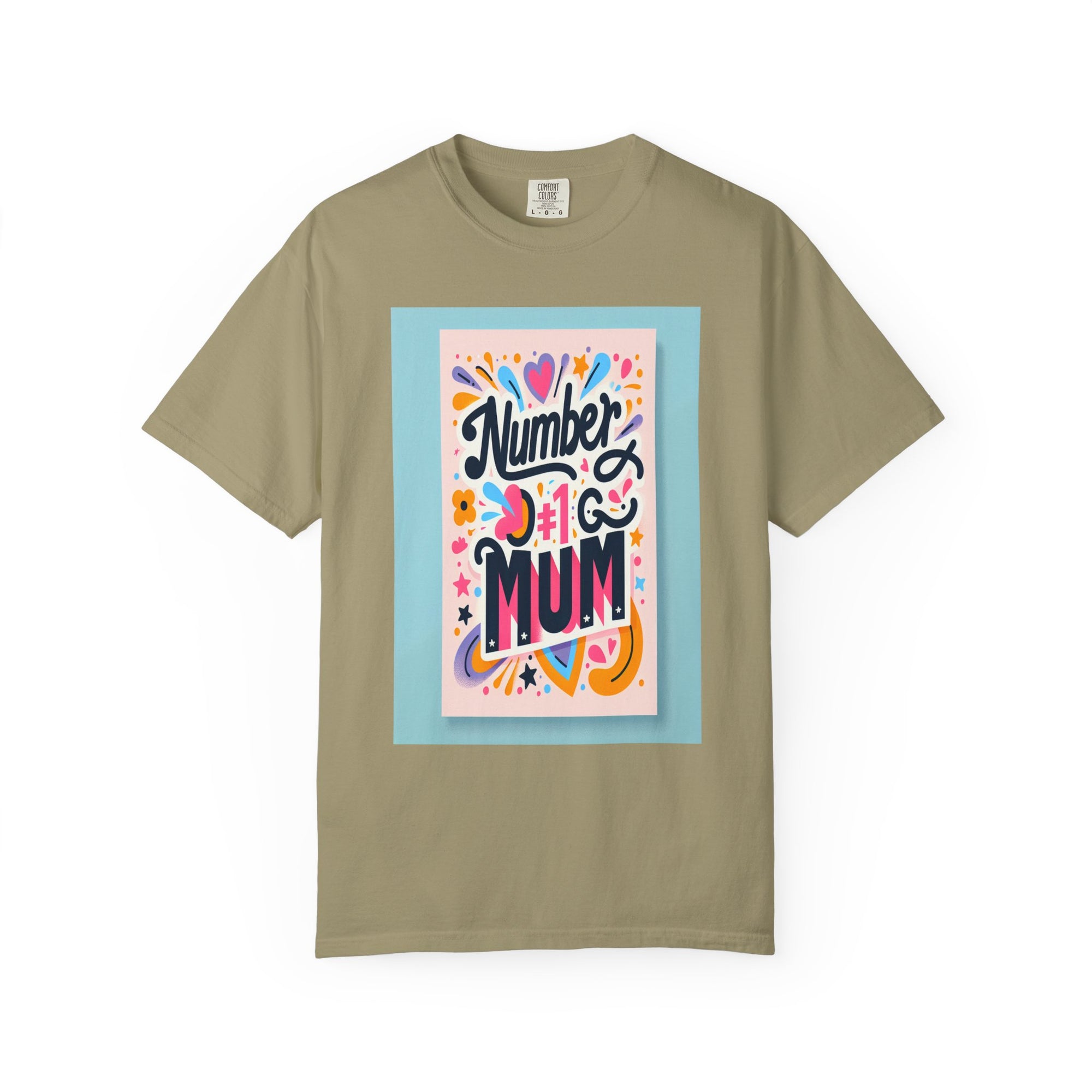 Unisex Garment-Dyed No.1 Mum T-shirt