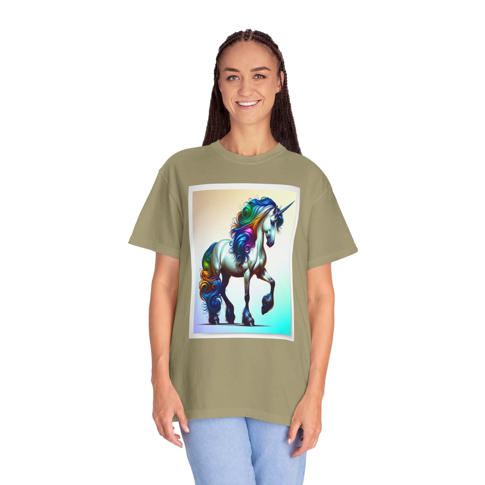 Unisex Unicorn Graphic Printed T-shirt