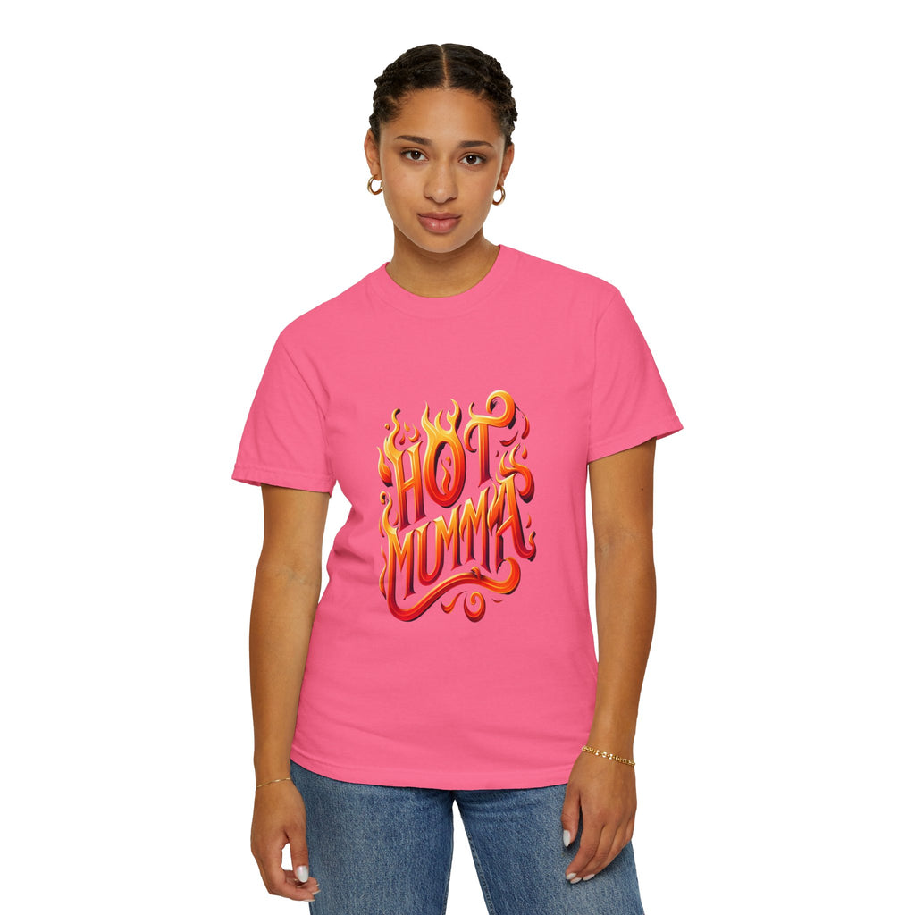 Unisex Garment-Dyed Hot Mumma T-shirt