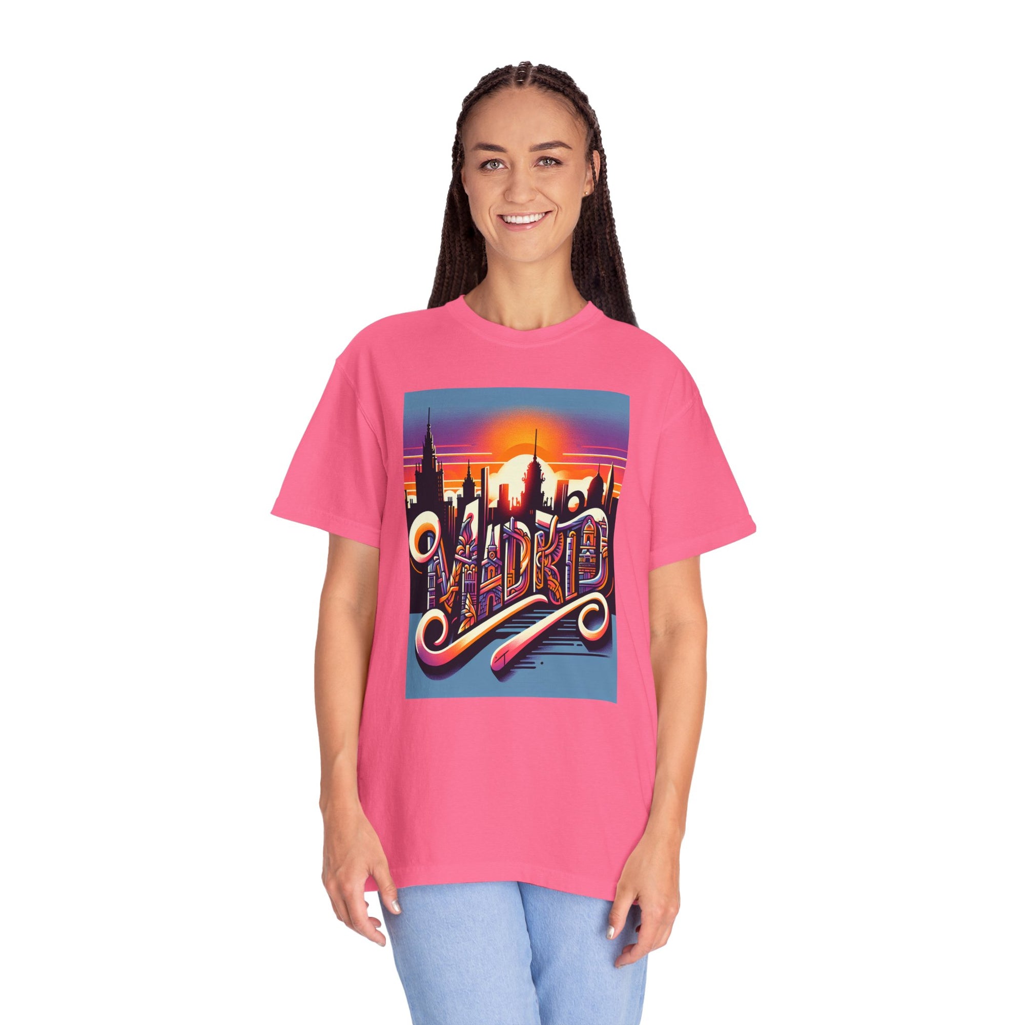 Unisex Madrid Printed T-shirt