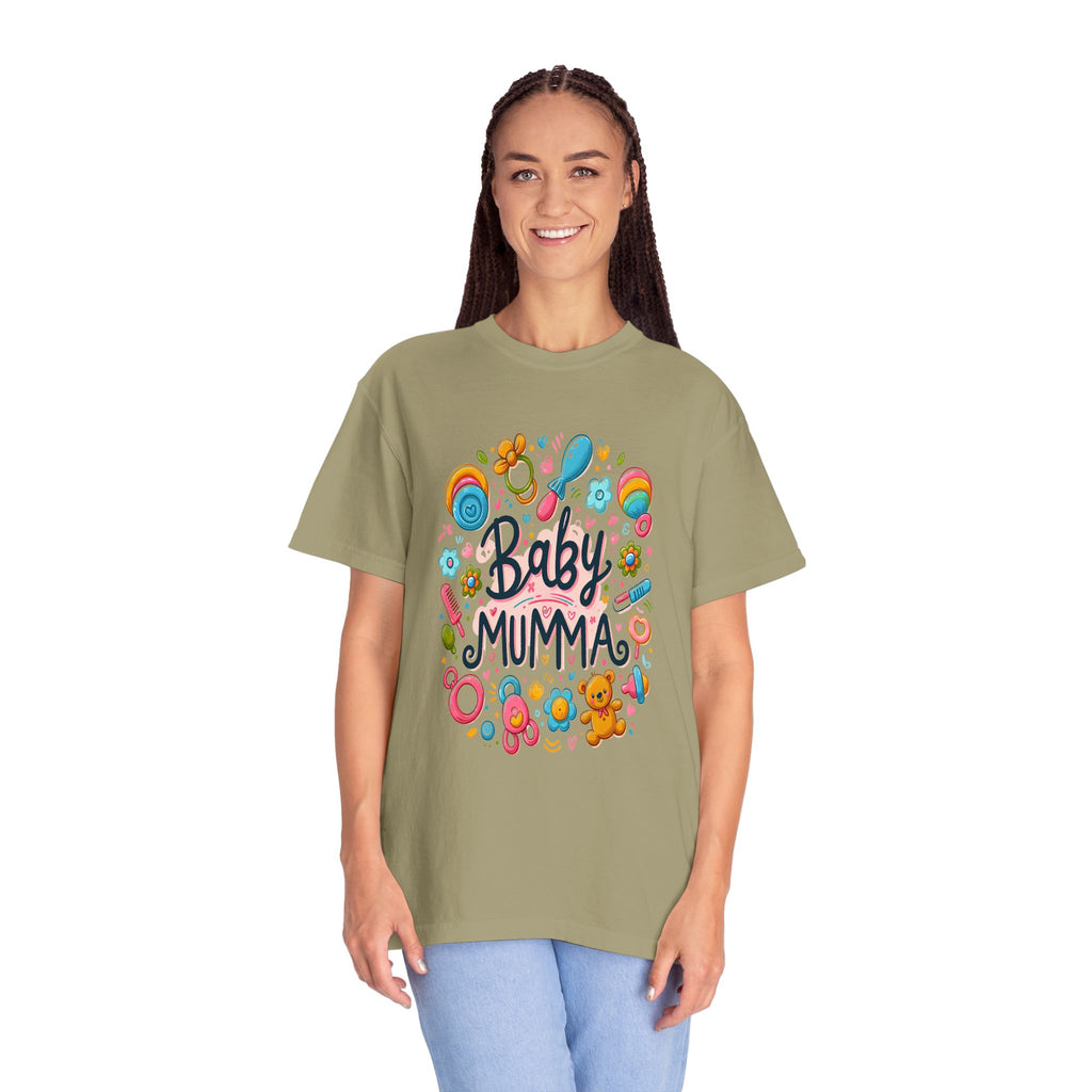 Unisex Garment-Dyed Baby Mumma T-shirt