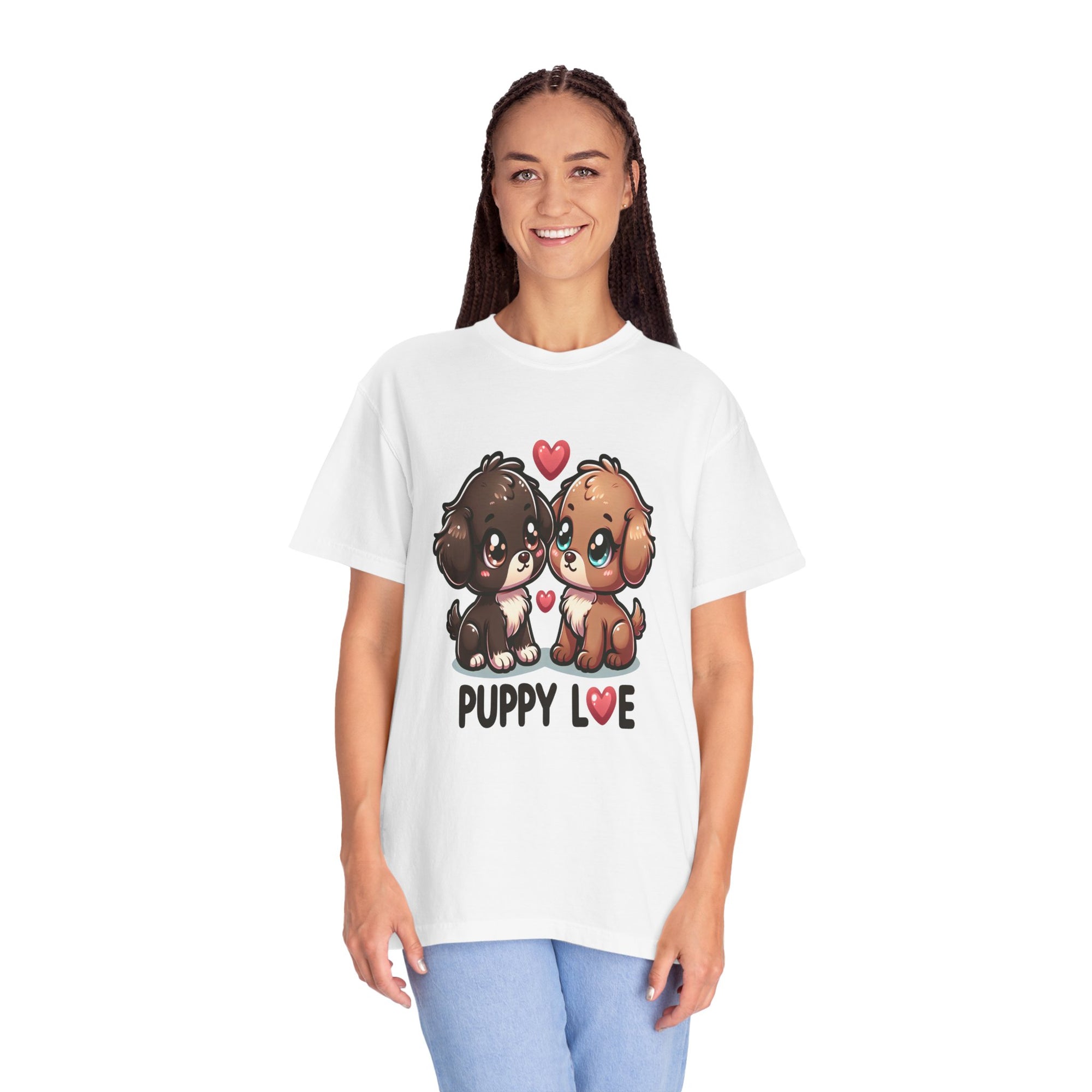 Unisex Puppy Love Graphic Printed T-shirt