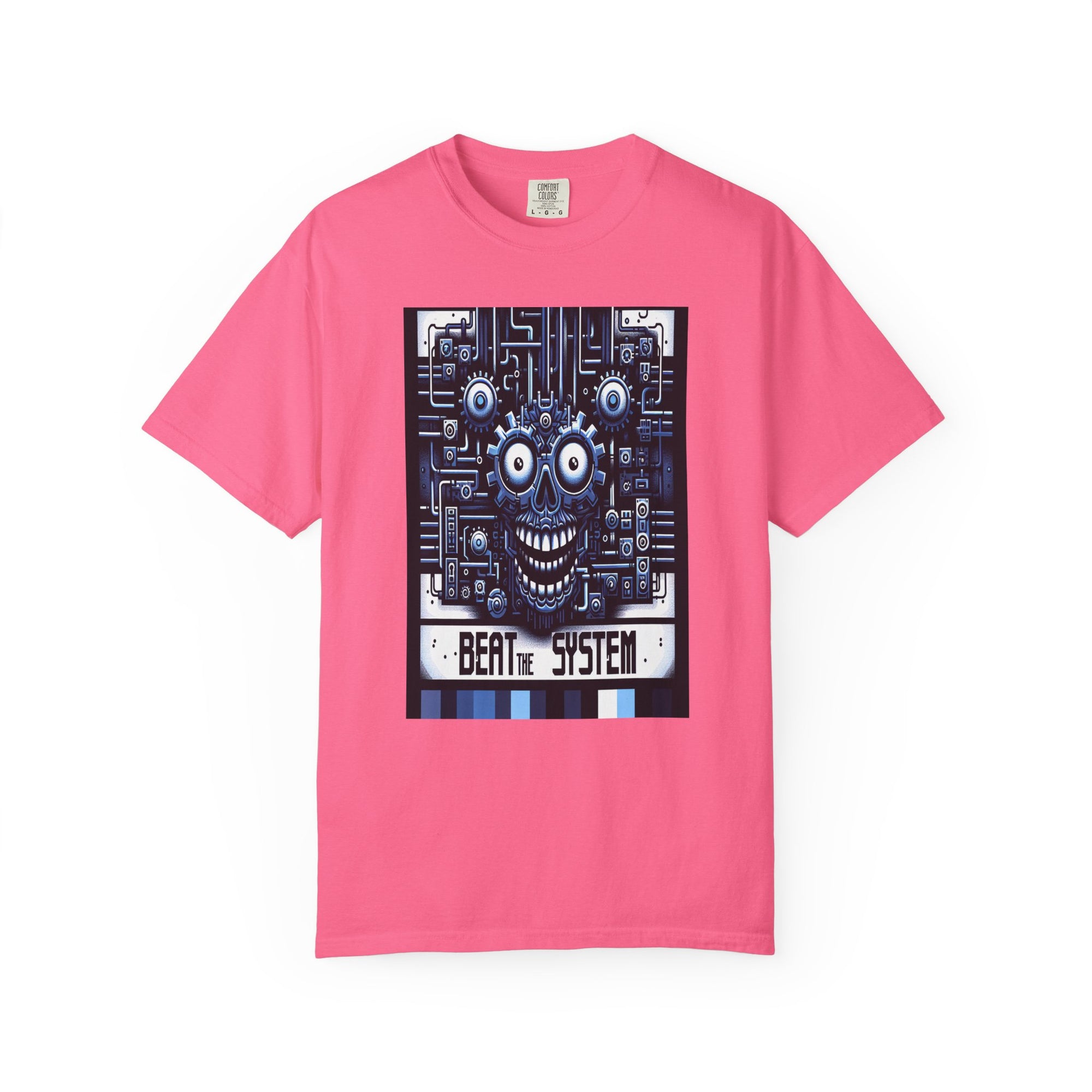 Unisex Beat the System Graphic Printed T-shirt