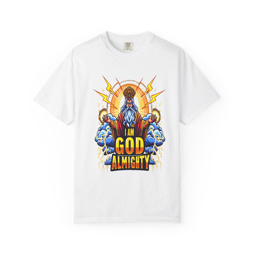 Unisex I am God Graphic Printed T-shirt