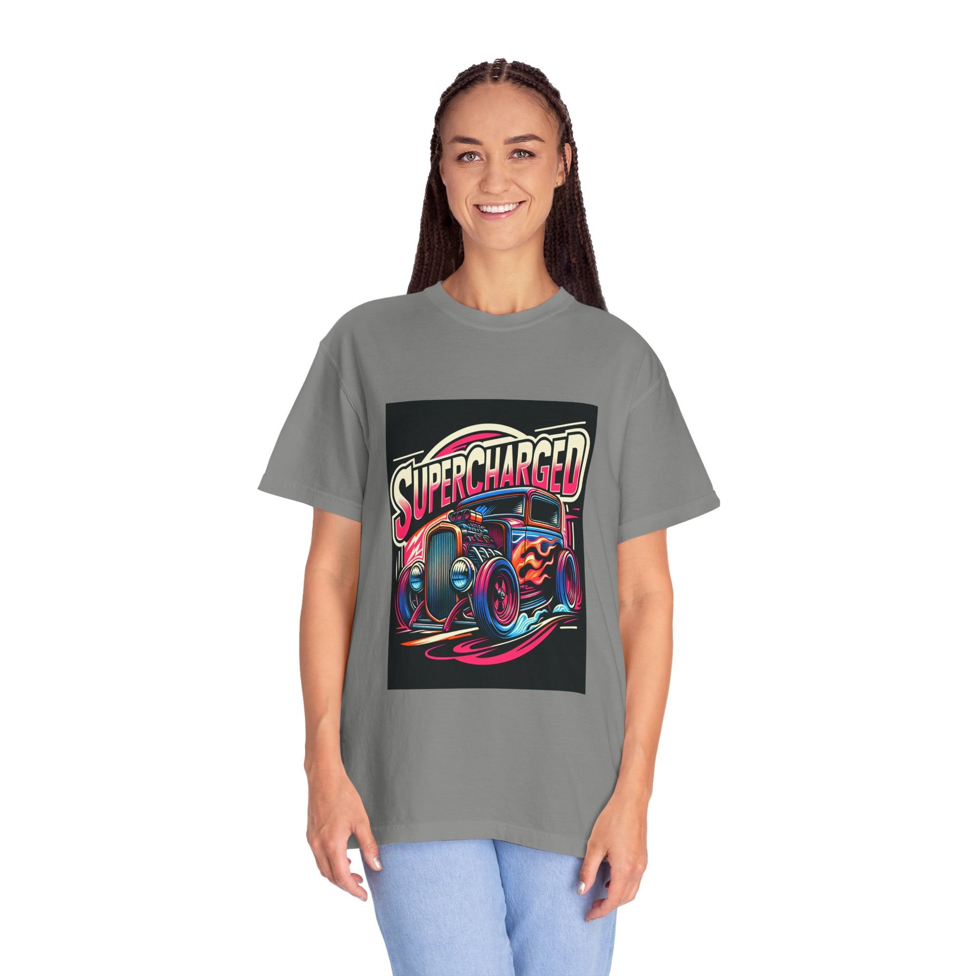 Unisex Supercharged Graphic Printed T-shirt