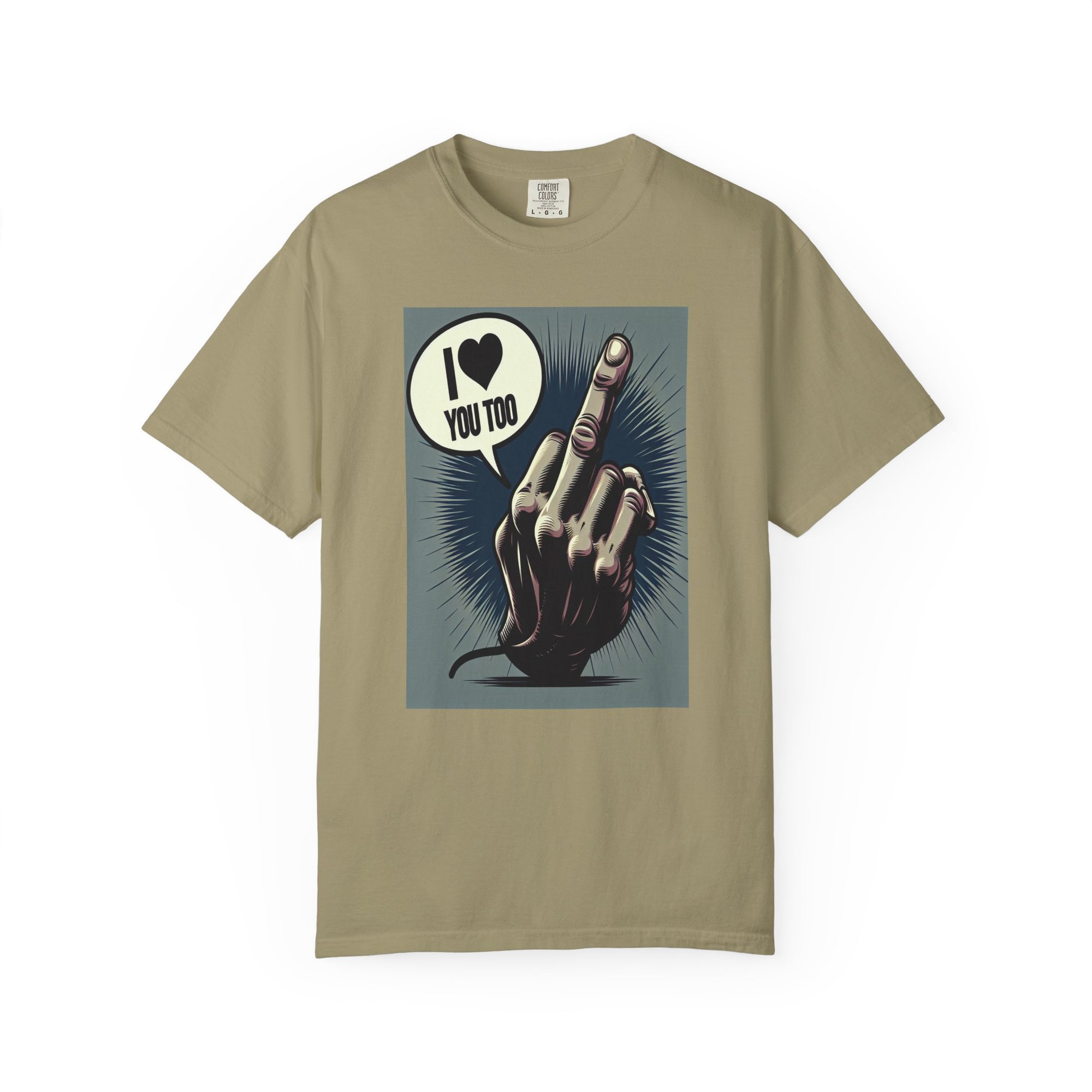 Unisex Flip the Bird Graphic Printed T-shirt