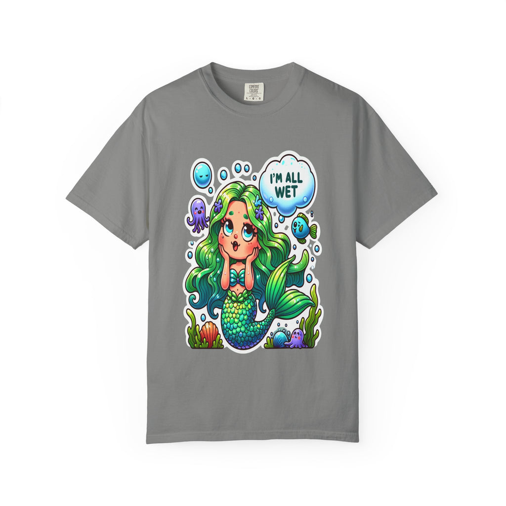 Unisex Garment-Dyed Mermaid T-shirt