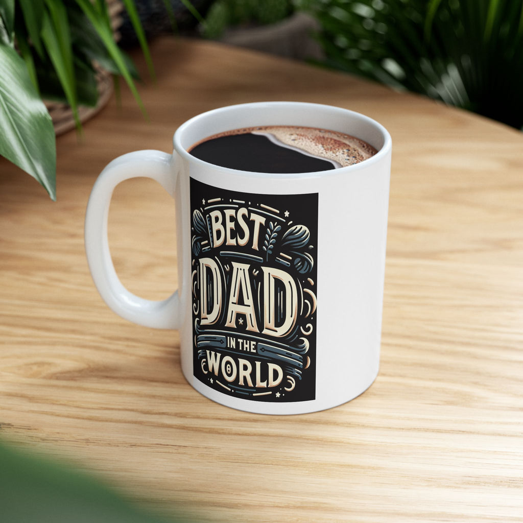 Best Dad Ceramic Mug, (11oz)