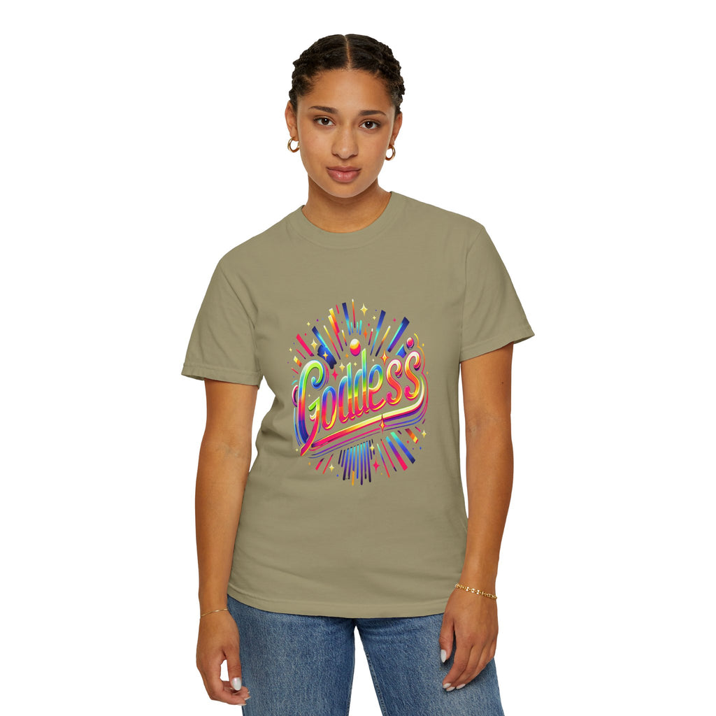 Unisex Garment-Dyed Goddess T-shirt