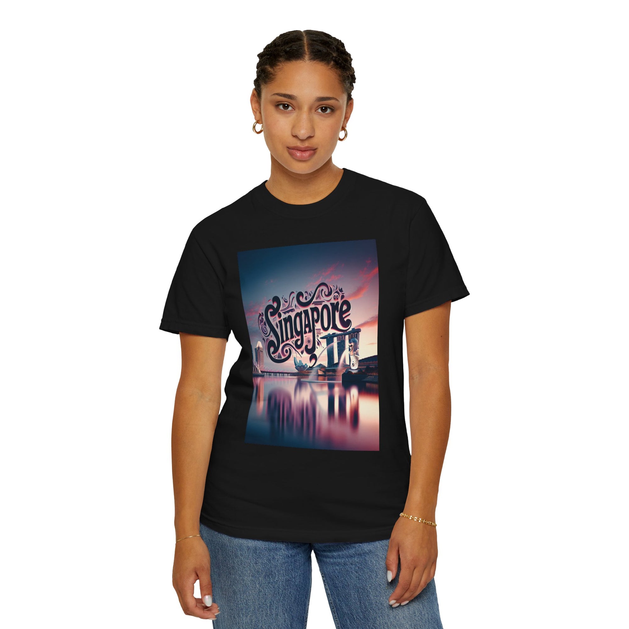 Unisex Singapore Printed T-shirt