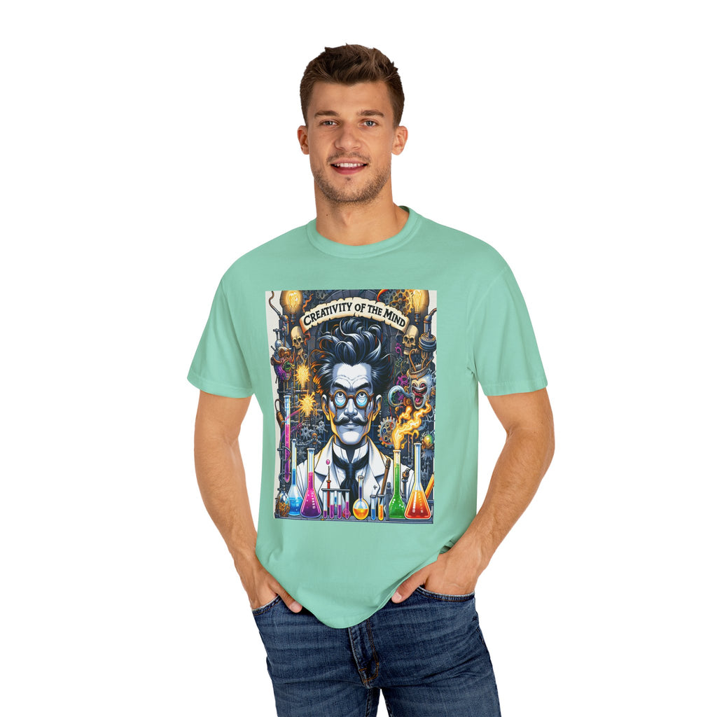 Unisex Mad Scientist Graphic Printed T-shirt