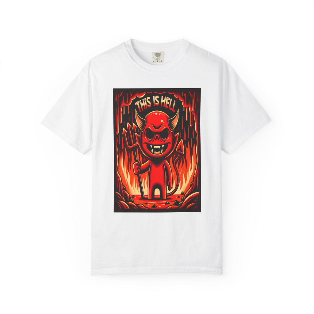 Unisex This is Hell Graphic Printed T-shirt