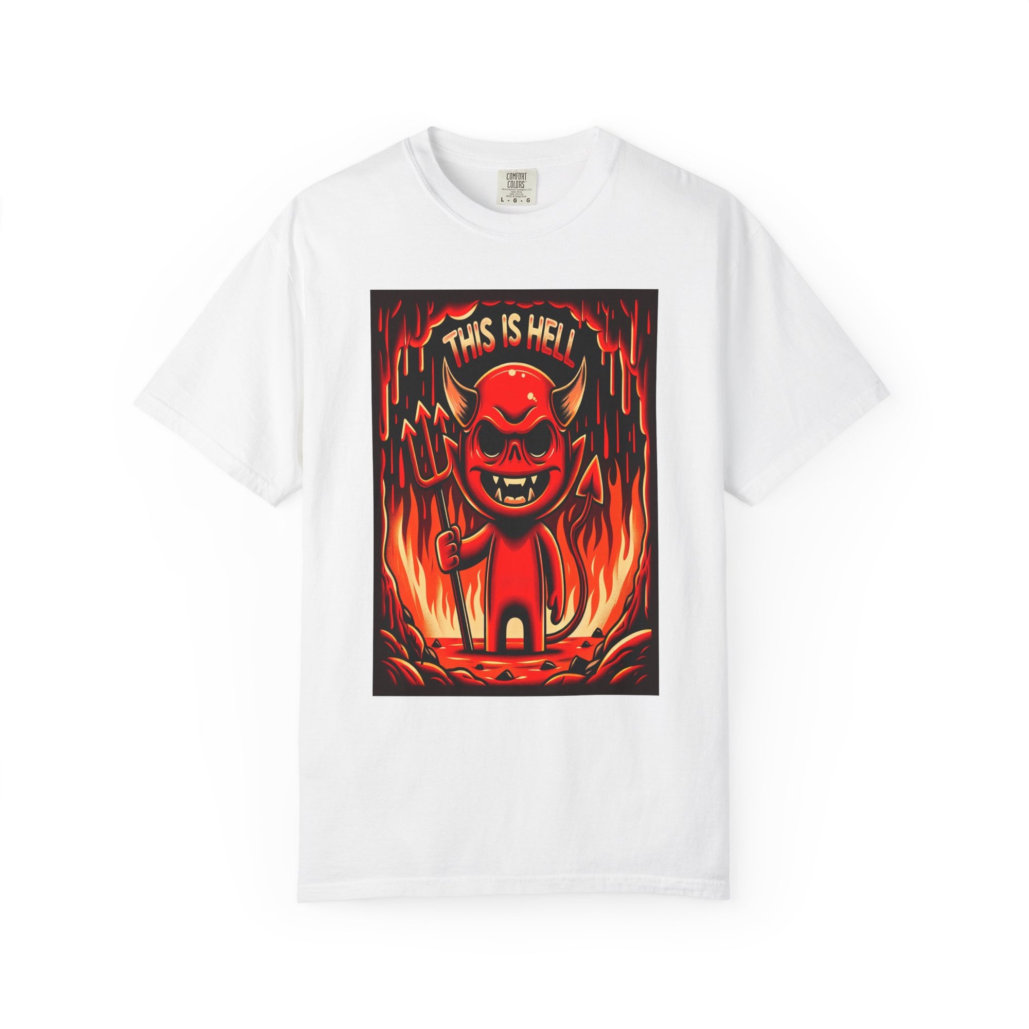 Unisex This is Hell Graphic Printed T-shirt