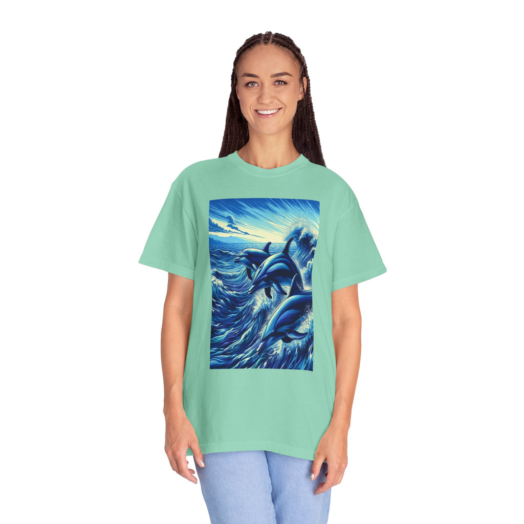 Unisex Dolphins Graphic Printed T-shirt