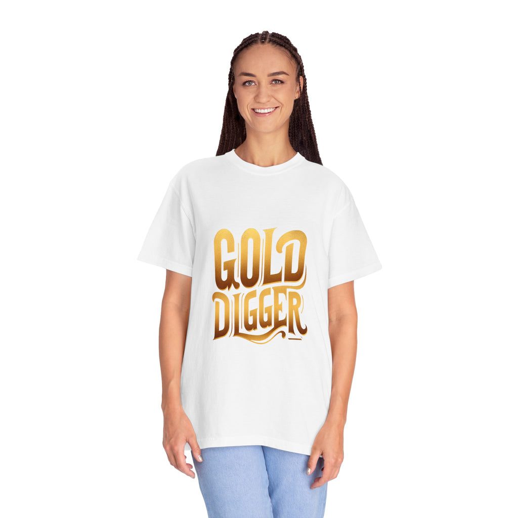 Unisex Garment-Dyed Gold Digger T-shirt