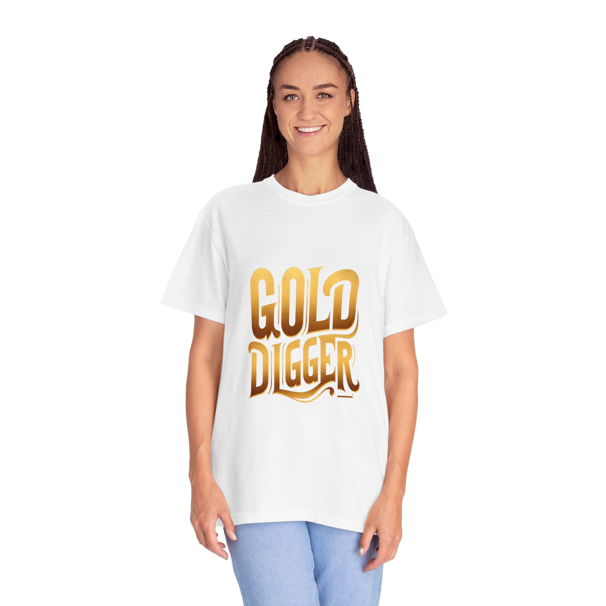 Unisex Garment-Dyed Gold Digger T-shirt