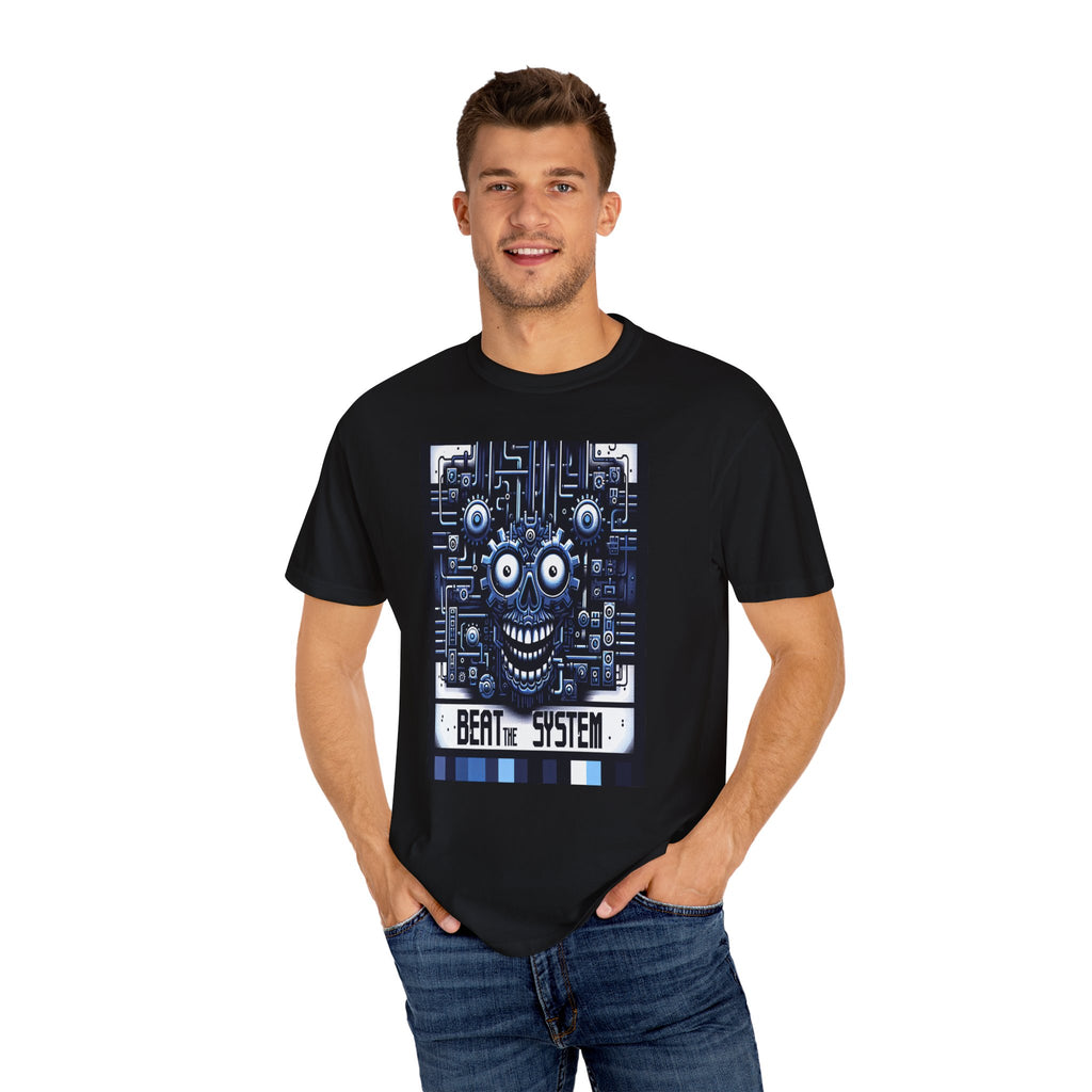 Unisex Beat the System Graphic Printed T-shirt