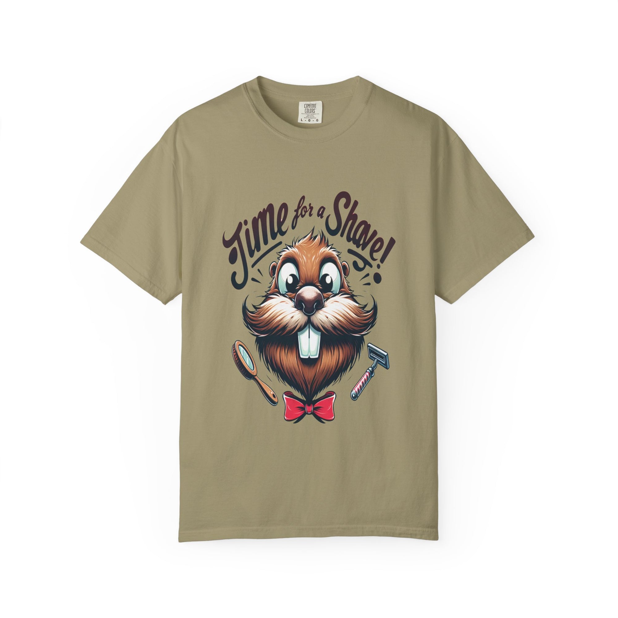 Unisex Time for a Shave Graphic Printed T-shirt